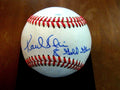 Paul Blair 8 Gloves Yankees Orioles Signed Auto Game Used Oml Baseball Jsa - MLB Game Used Baseballs