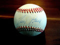 Tim Raines Hof Expos Sox Yankees Signed Auto Vintage Oal Baseball Jsa - MLB Game Used Baseballs