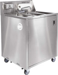 AFE TB101 Triple Basin Stainless Steel Portable Sink with Hot Water