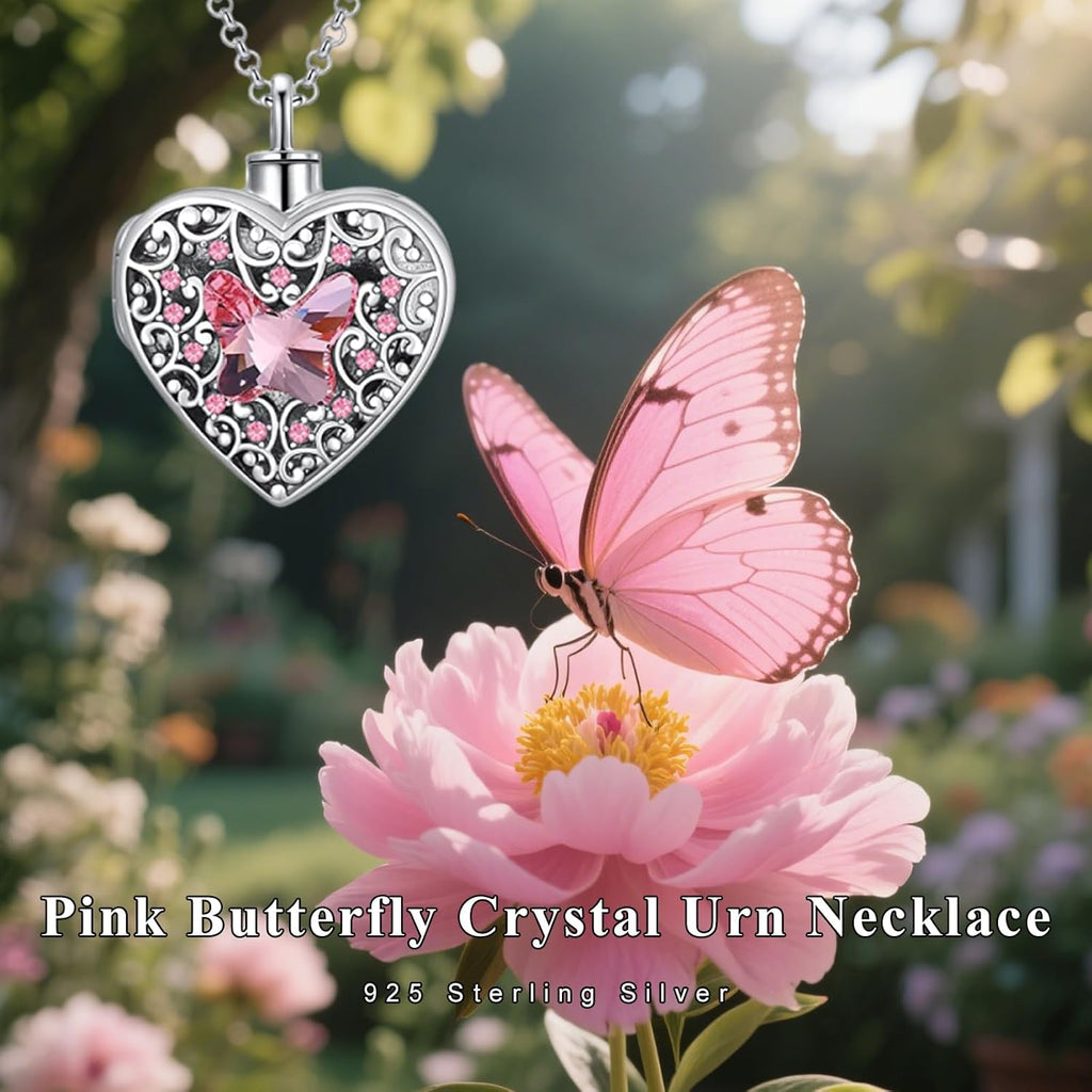 Dorunmo Personalized Heart Urn Locket Necklace for Ashes and Pictures 925 Sterling Silver Customized Locket Memorial Keepsake Cremation Jewelry for Ashes for Women Men Keep Someone Near to You