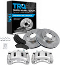 TRQ Front Metallic Brake Pads Rotors & Calipers Kit for GM SUV Truck New