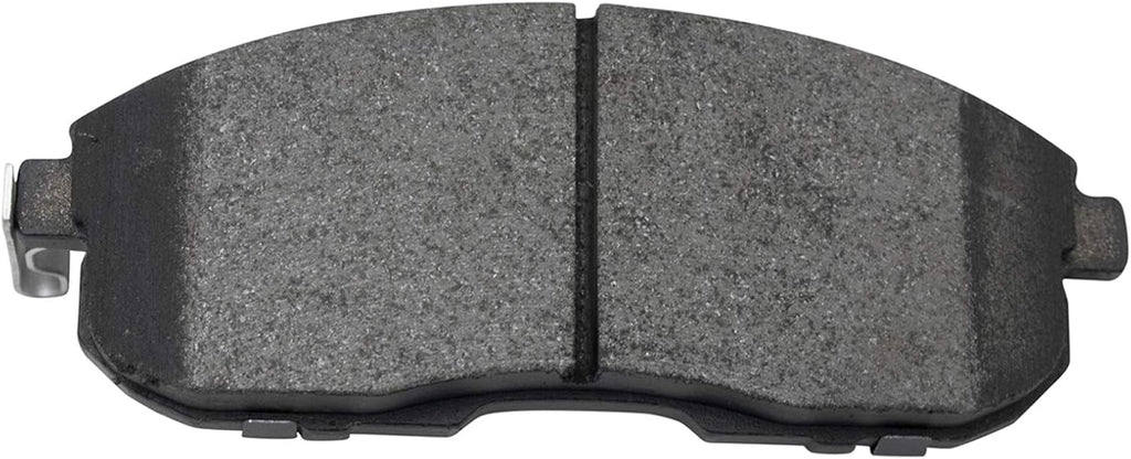 TRQ Performance Front Ceramic Brake Pad and Rotor Set Coated Drilled Slotted Compatible with 11-13 Nissan Juke, 14-17 Nissan Juke S SV SL Nismo, 17-19 Sentra SR Turbo Nismo