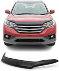 Hood Deflector Guard fits Honda CR-V 2012-2017, Bugflector Bug & Bonnet Shields, Black ABS Hood Protector, Protects from Particles & Bug, All Weather Durable Car Exterior Accessories