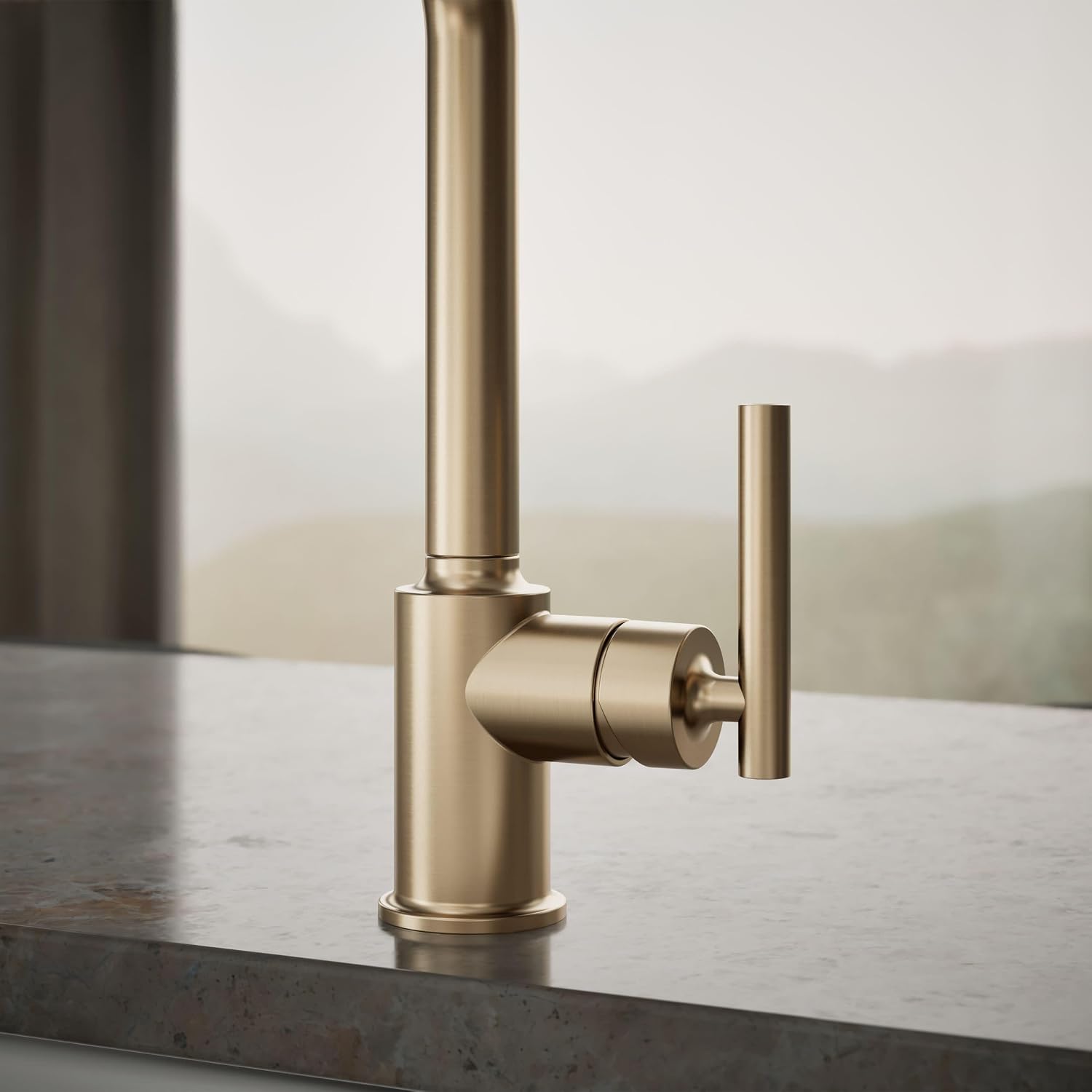 KOHLER Purist Single-Handle Kitchen Sink Faucet
