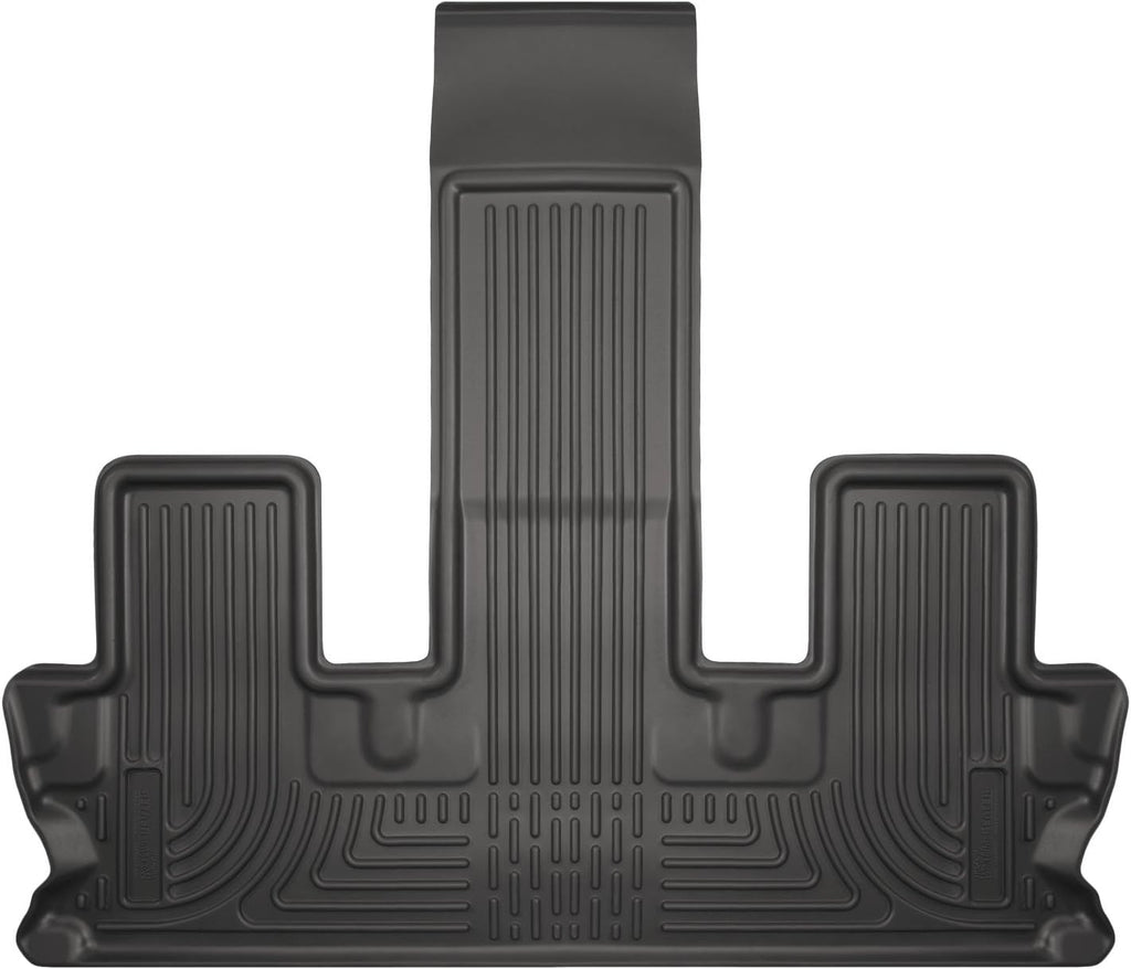 Husky Liners Weatherbeater Floor Mats | Fits 2014-2019 Toyota Highlander (Excludes Hybrid) | 3rd Row, 1-pc Black - 19601