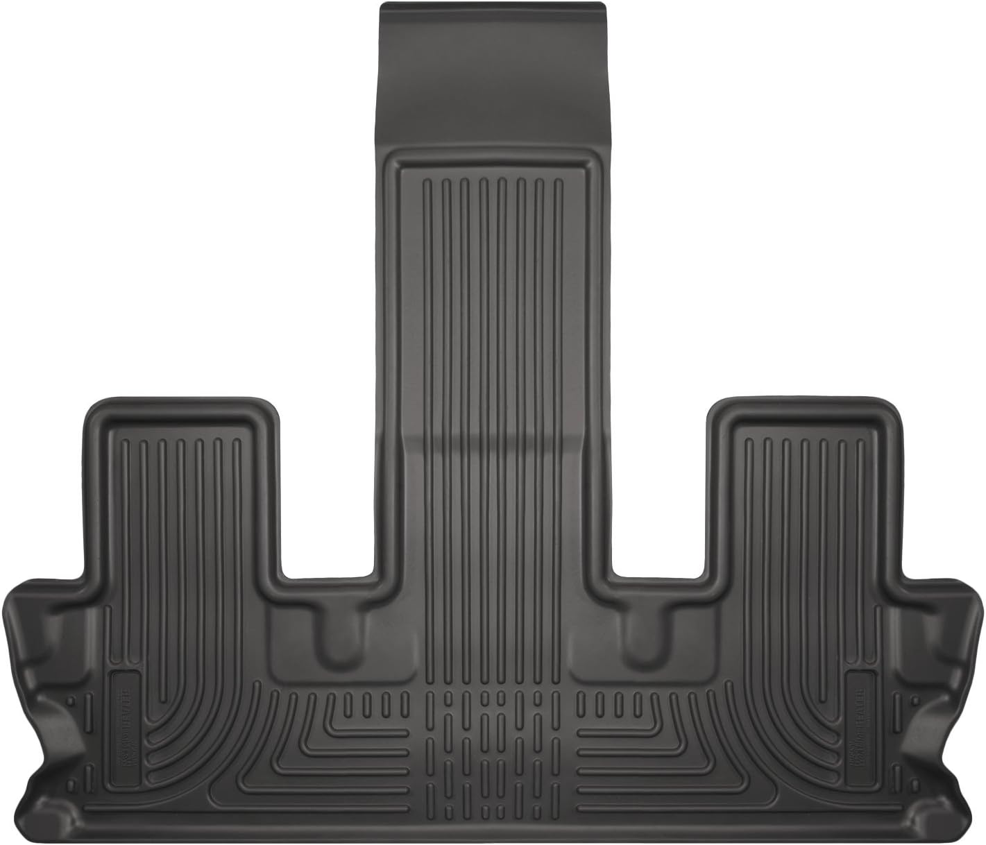 Husky Liners Weatherbeater Floor Mats | Fits 2014-2019 Toyota Highlander (Excludes Hybrid) | 3rd Row, 1-pc Black - 19601