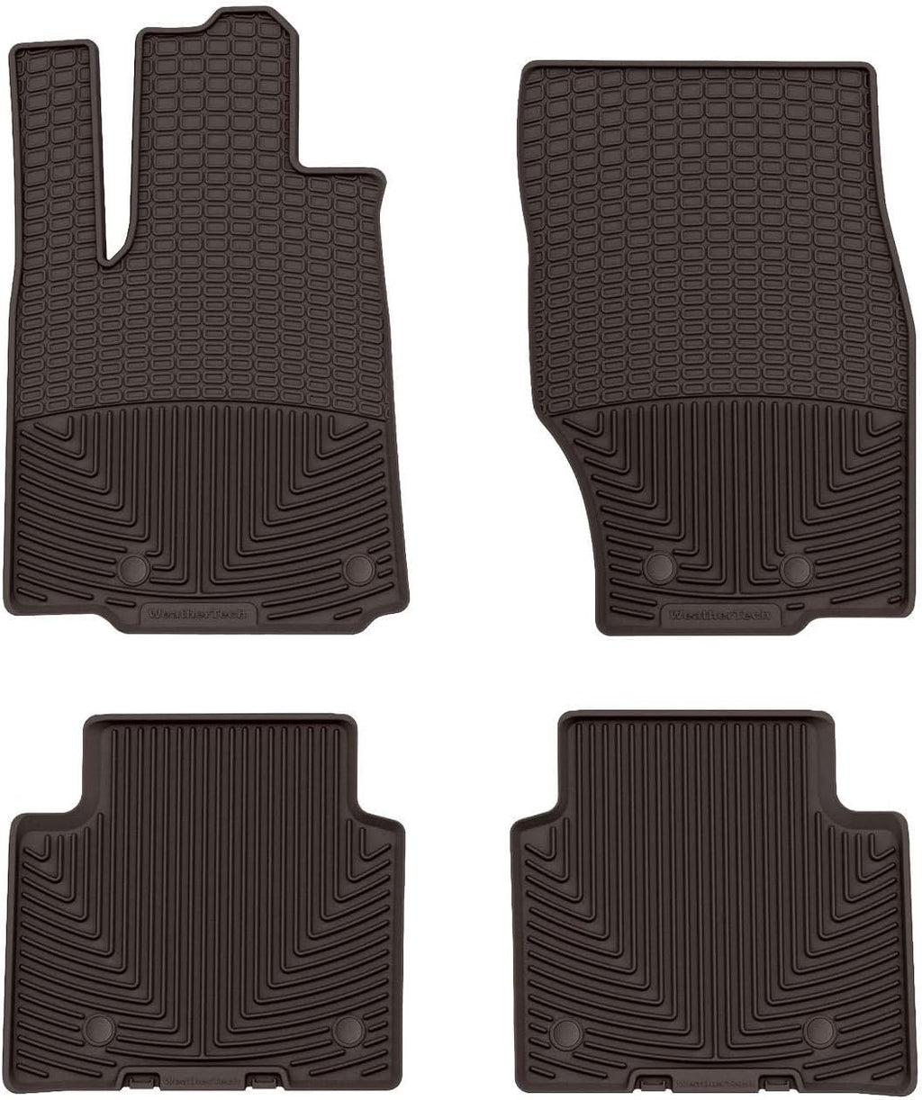 WeatherTech All-Weather Floor Mats for Jeep Grand Cherokee 4xe, Grand Cherokee L, Grand Cherokee - 1st & 2nd Row (W614CO-W615CO), Cocoa