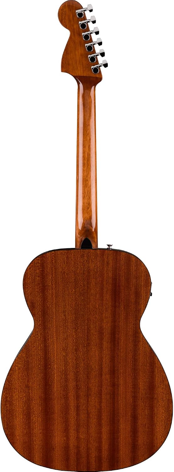 Fender California Standard Monterey E Acoustic-Electric Guitar - 3-Color Sunburst Bundle with Case, Tuner, Strap, Strings, String Winder, Picks, and Austin Bazaar Instructional DVD