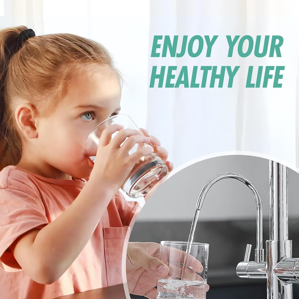 Fapully 3 in 1 Kitchen Faucet with Water Filler and Pull Down Sprayer, Chrome Commercial Kitchen Sink Faucet with Drinking Water Faucet for 1 or 3 Holes Sink