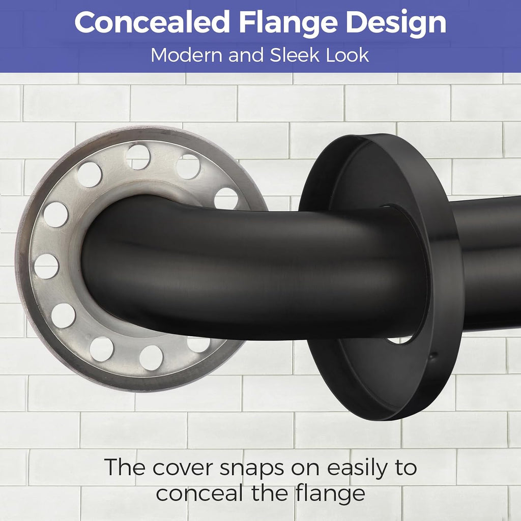 Stardrix Grab Bar Bundle for ADA Compliance, Matte Black Stainless Steel Grab Bar Set for Commercial and Residential Restrooms, 1.5' Diameter - 18', 36', 42' - Pack of 3