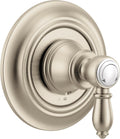 Moen UTS32205BN Weymouth 1-Handle M-CORE Transfer Valve Trim Kit, Valve Required, Brushed Nickel