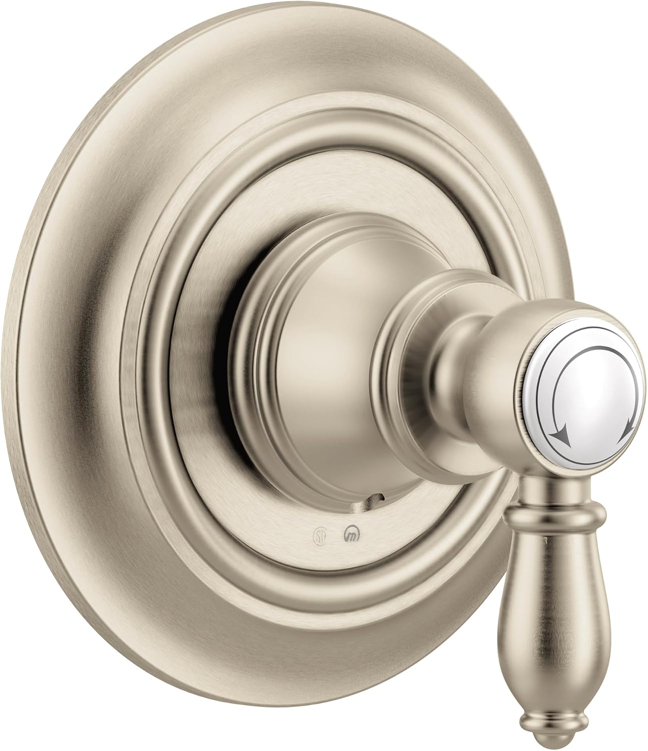 Moen UTS32205BN Weymouth 1-Handle M-CORE Transfer Valve Trim Kit, Valve Required, Brushed Nickel