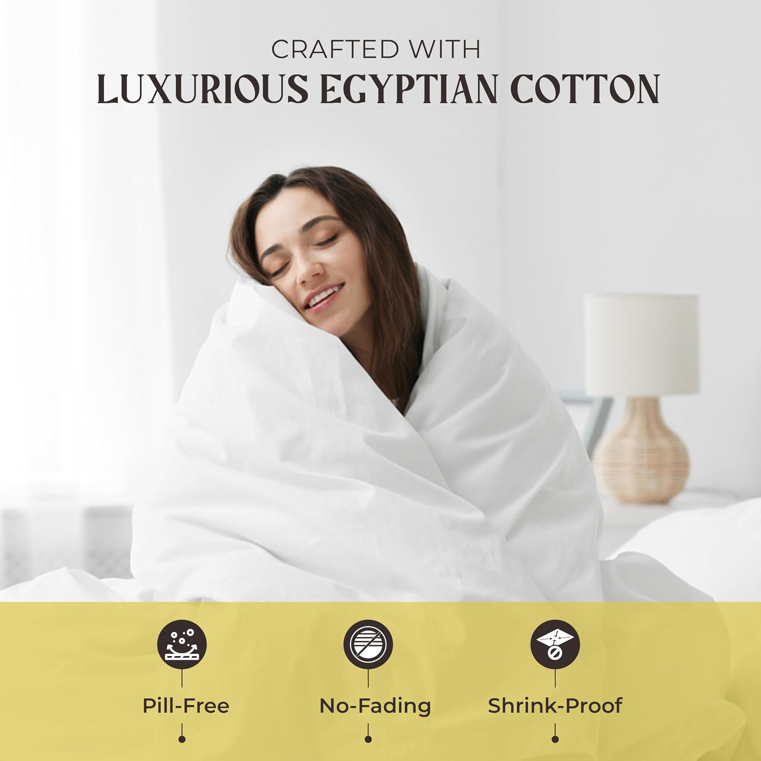 Mayfair Linen 100% Pure Egyptian Cotton Sheet King Size - Luxury 1000 Series Grandiose Collection King Size Sheets Set (4 PC, Sea Foam), 16' Deep Pocket Sateen Weave Soft Cooling Hotel Bed Sheets Set