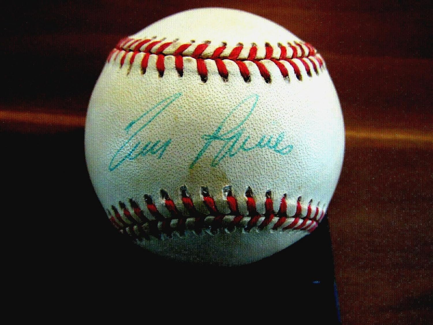Tim Raines Expos Sox Yankees Hof Signed Auto Vtg Oal Gu'ed Baseball Jsa - MLB Game Used Baseballs