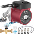 Hot Water Recirculating Pump Kit for Tank Water Heaters – 3-Speed Pump, Thermostatic Bypass Valve, WiFi Smart Plug, 2 Adapters, 1/2' to 3/8' Food-Grade Hoses, Easy DIY Install
