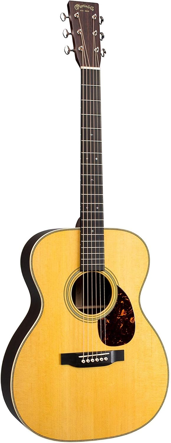 Martin Guitar Standard Series Acoustic Guitars, Hand-Built Martin Guitars with Authentic Wood OM-28E LRB