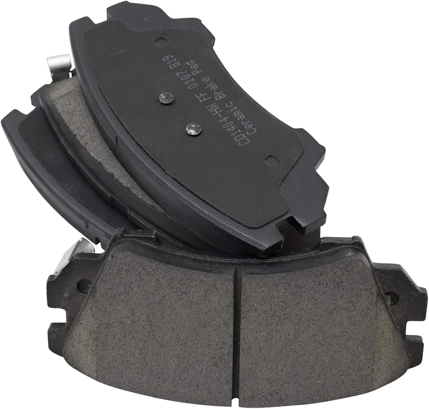 TRQ Performance Front Brake Pad and Rotor Set Ceramic Coated Drilled Slotted Rotors Compatible with 2011-2017 Chevrolet Caprice