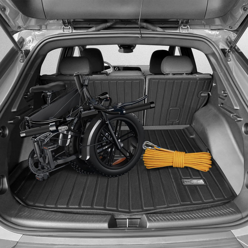 Floor Mats & Cargo Liner for Cadillac Escalade IQ 2025 2026,TPE All Weather Protection Slush Floor Liner for Escalade IQ Accessories(Trunk Mat+Backrest Mat+Floor Mat)