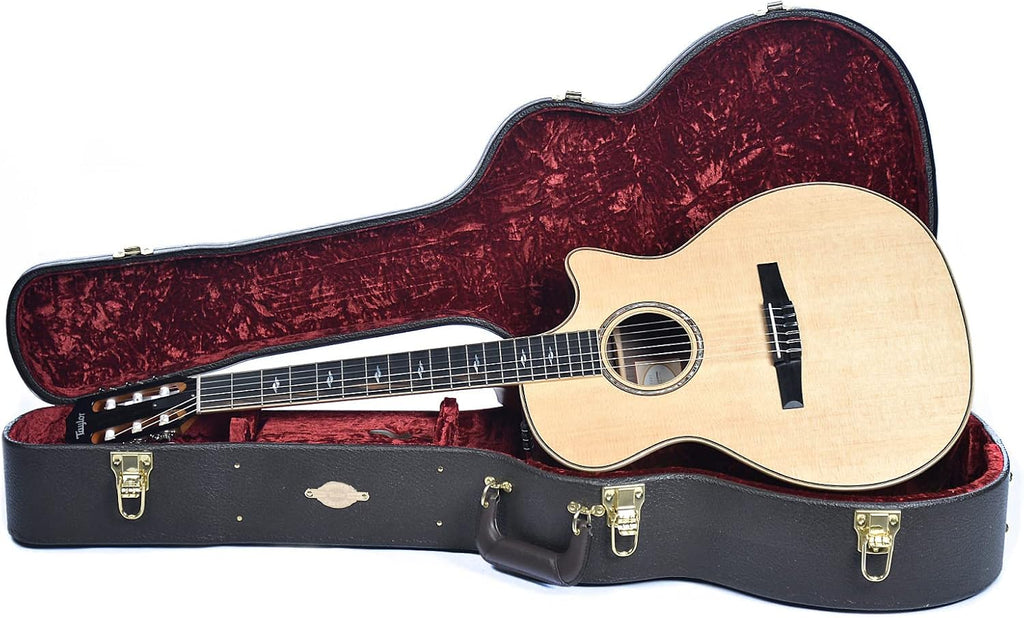 Taylor 814ce-N Grand Auditorium Cutaway Nylon-String - Natural Sitka Spruce Top