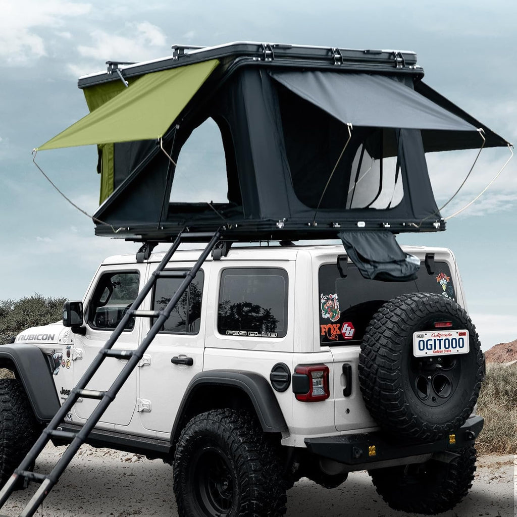 WildFinder Rooftop Tent Hard Shell Roof Top Tent Hardshell Suitable for Jeep SUV Truck Van,Camping Car Roof for 2-3 Person