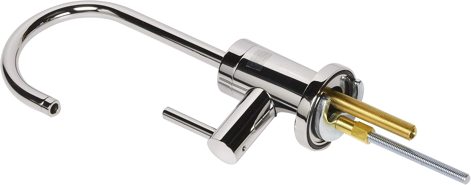 Contemporary Single Handle Single Hole Cold Water Dispenser Faucet Finish: Polished Chrome