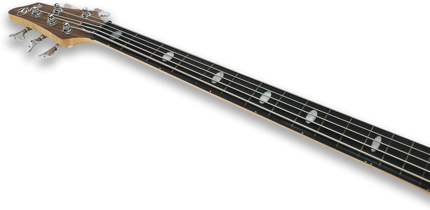 Fretless 5 String Electric Bass Guitar Millettia Laurentii+Okoume body