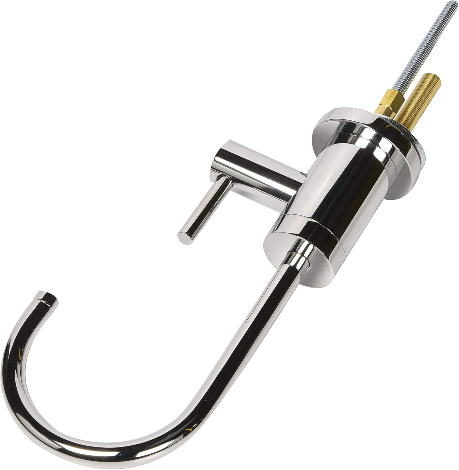 Contemporary Single Handle Single Hole Cold Water Dispenser Faucet Finish: Polished Chrome