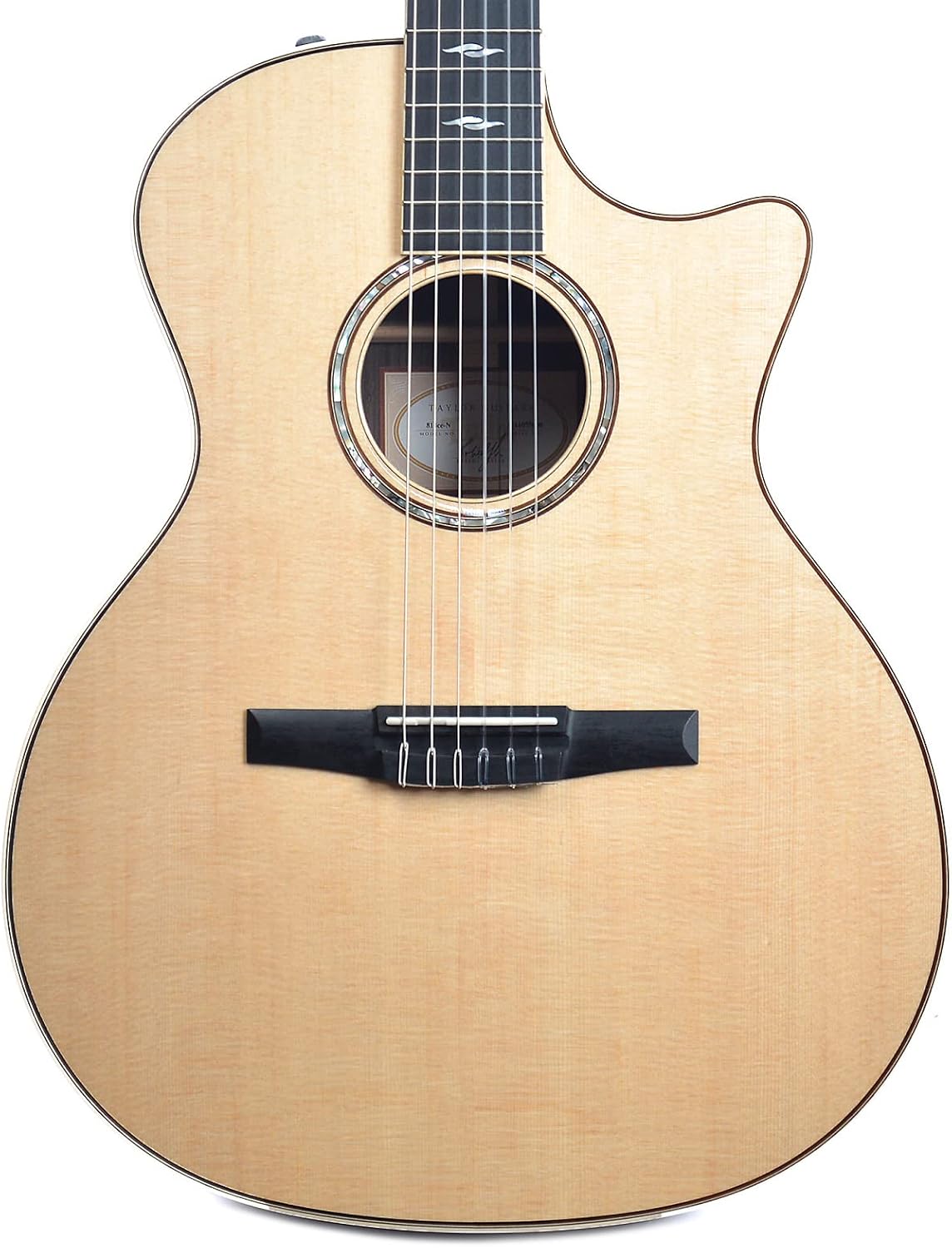 Taylor 814ce-N Grand Auditorium Cutaway Nylon-String - Natural Sitka Spruce Top