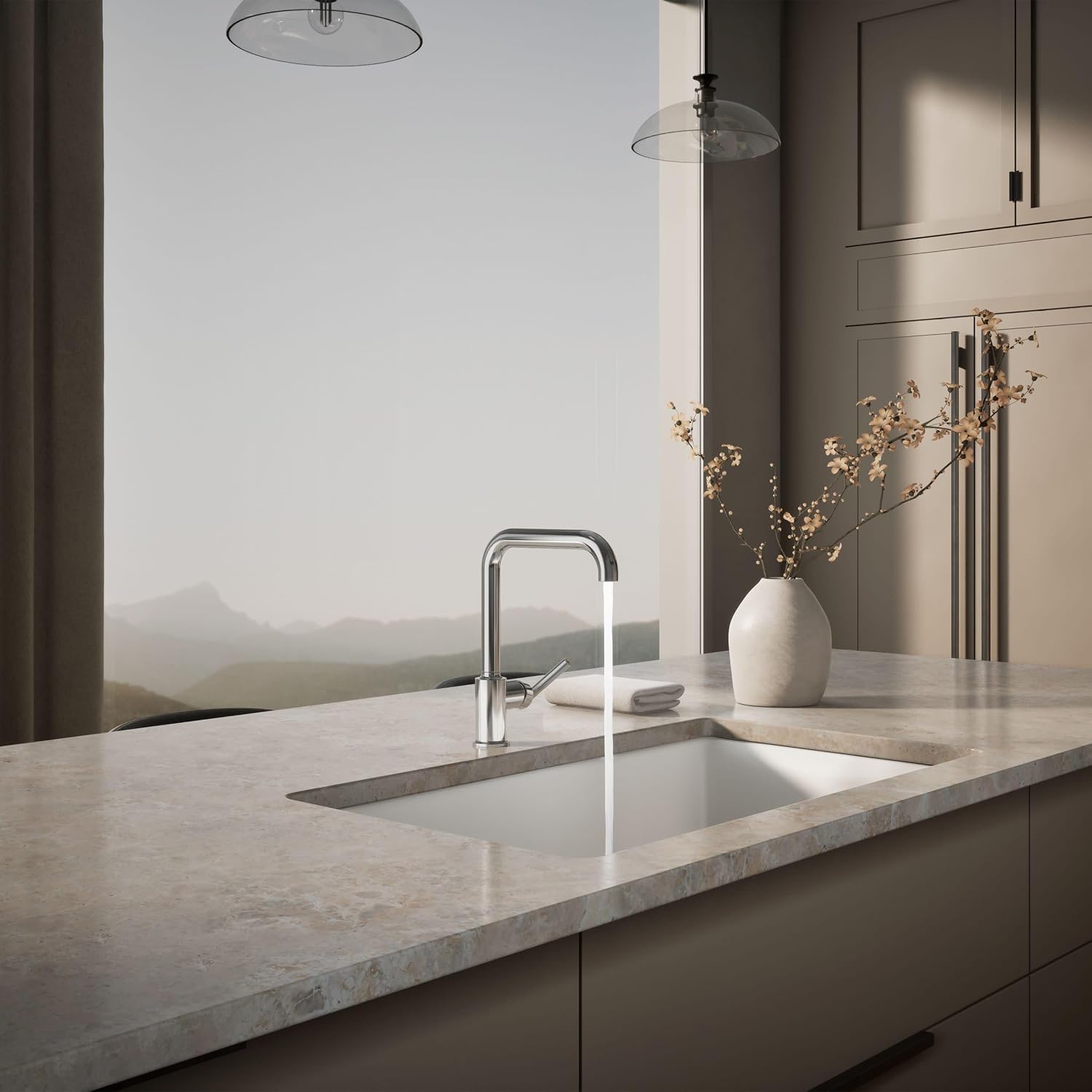 KOHLER Purist Single-handle kitchen sink faucet