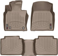 WeatherTech Custom Fit FloorLiners for Toyota Camry, Camry, 1st & 2nd Row (451230-1-2), Tan
