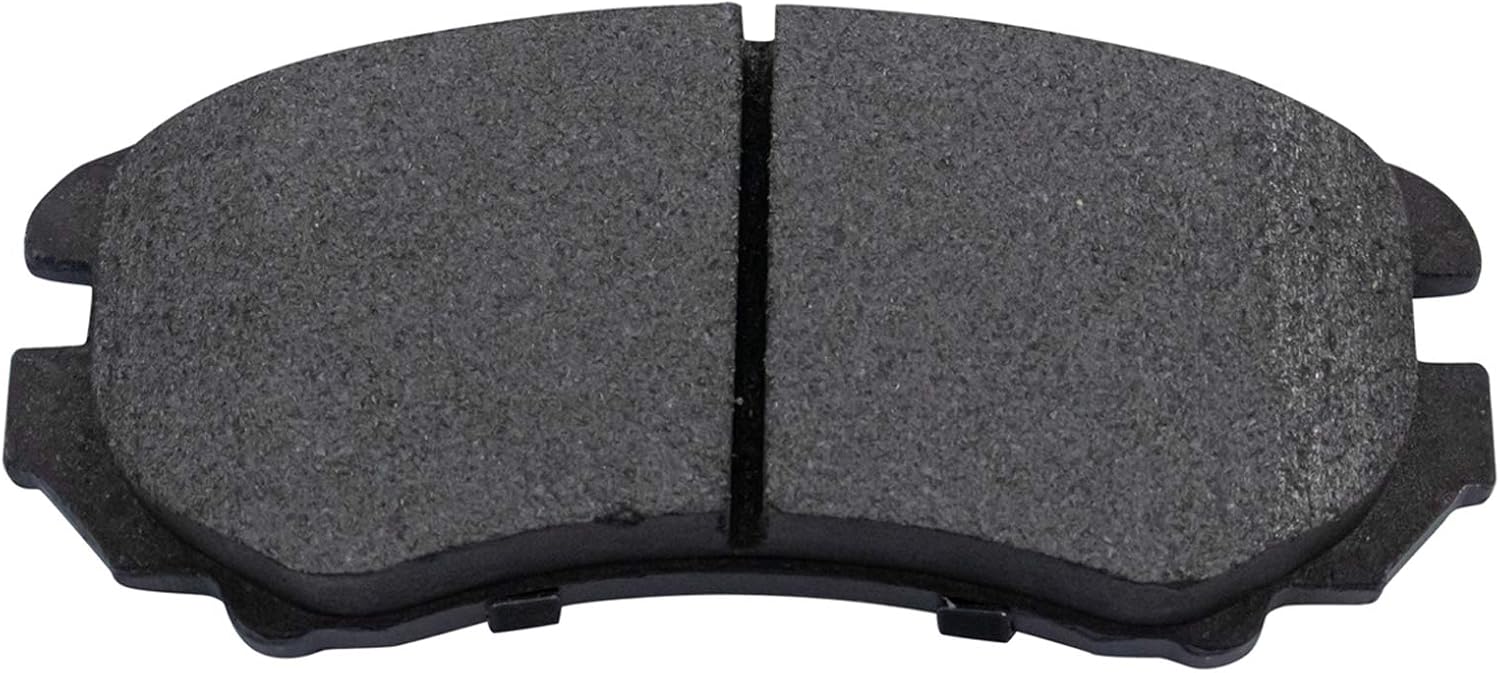TRQ Front Brake Pad and Rotor Set Semi Metallic Rotors Calipers Compatible with 2007-2010 Hyundai Elantra