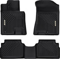 OEDRO Floor Mats Fit for 2020-2024 Hyundai Sonata / 2021-2025 Kia K5 (Only FWD Models), All Weather Custom Fit Car Floor Liners Includes Front & Rear Floor Liner Set, Black