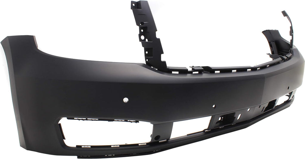 Garage-Pro Front Bumper Cover Compatible with 2015-2020 Chevrolet Tahoe, Suburban, For Models w/o Off Road Pkg; w/Parking Aid Sensor Holes, Primed - CAPA Certified