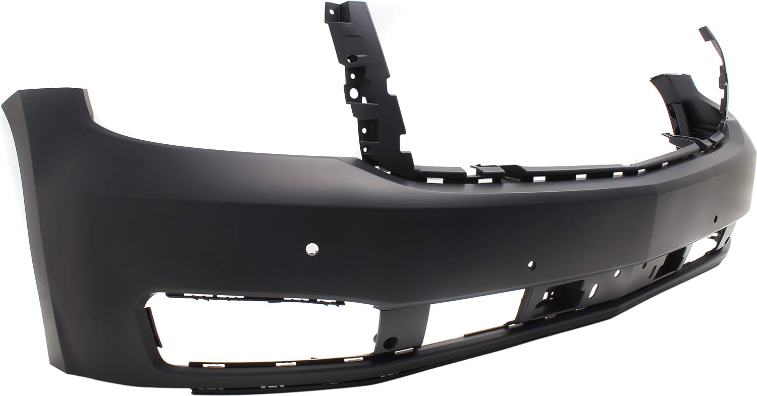 Garage-Pro Front Bumper Cover Compatible with 2015-2020 Chevrolet Tahoe, Suburban, For Models w/o Off Road Pkg; w/Parking Aid Sensor Holes, Primed - CAPA Certified