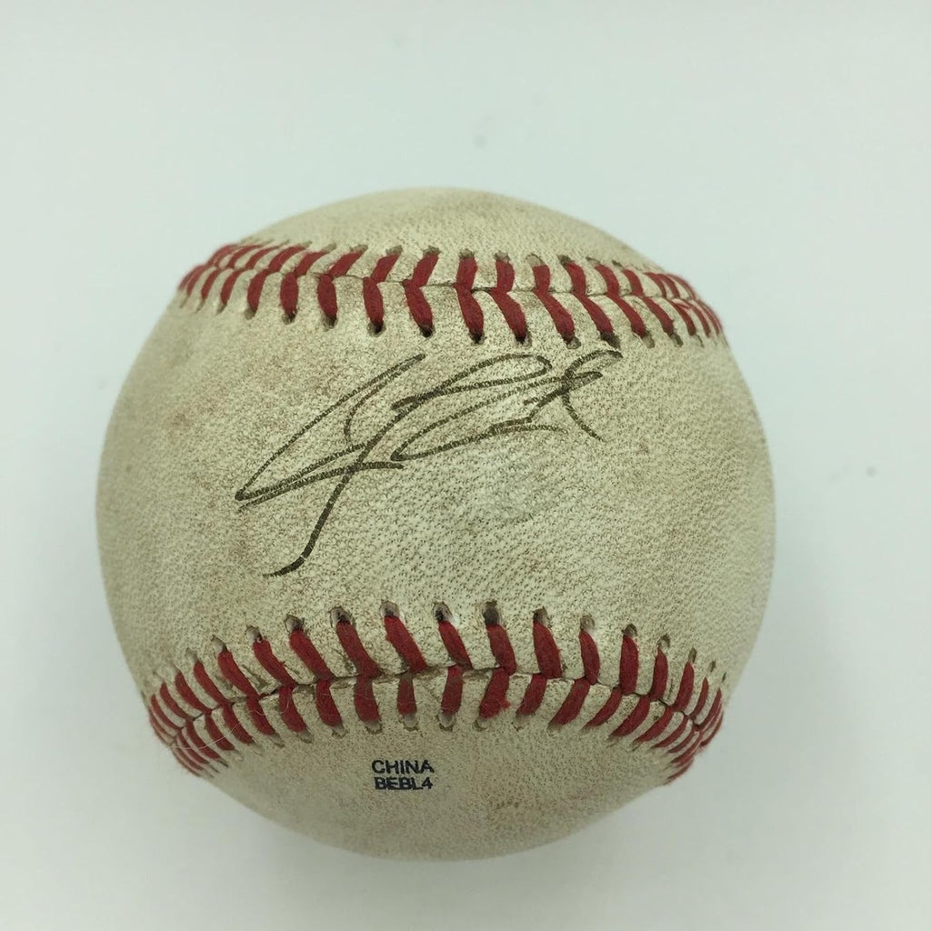 2013 Carlos Correa Pre Rookie Signed Game Used Minor League Baseball JSA COA - MLB Game Used Baseballs