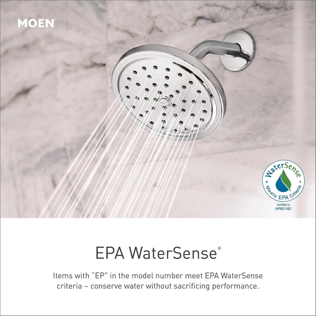 Moen UT2313EP Belfield M-CORE 2-Series 1-Handle Tub and Shower Trim Kit, Valve Required, Chrome