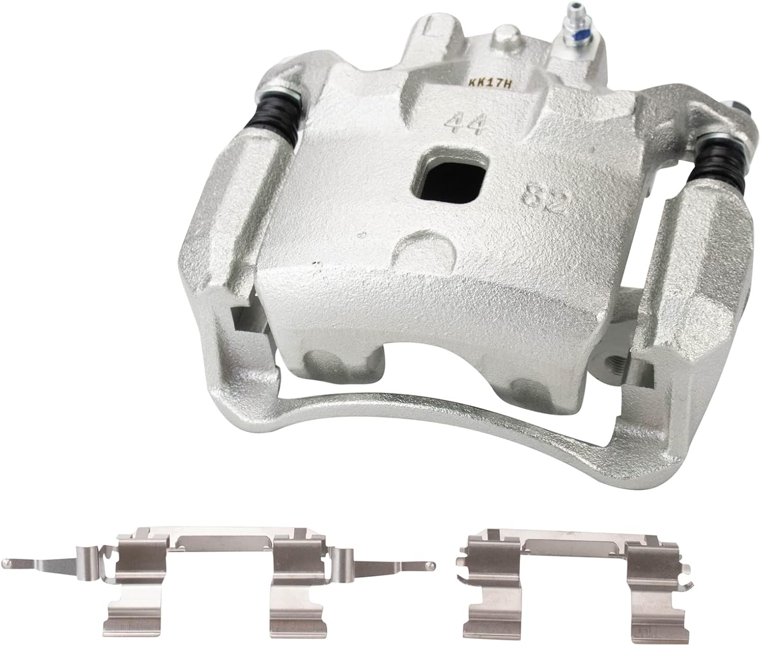 TRQ Front Brake Pad and Rotor Set Semi Metallic Vented Rotors Calipers Compatible with 2009-2014 Nissan Cube 2007-2012 Versa