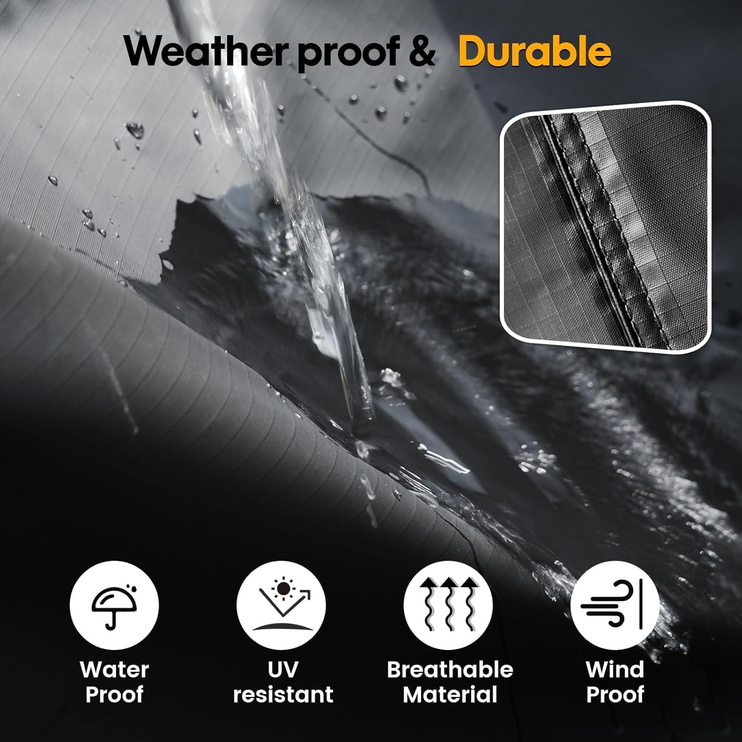 WildFinder Rooftop Tent Hard Shell Roof Top Tent Hardshell Suitable for Jeep SUV Truck Van,Camping Car Roof for 2-3 Person