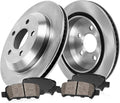 Callahan Brake Parts Front Brake Kit For Honda Odyssey 2011-14 - Disc Rotors with Ceramic Brake Pads + Hardware, EBYK036449