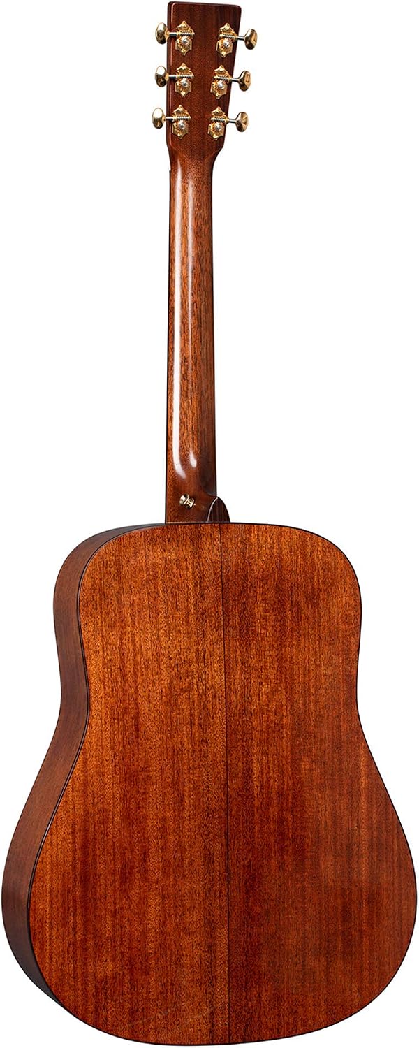 Martin Guitar D-18E Modern Deluxe Acoustic-Electric Guitar with Hardshell Gig Bag, Sitka Spruce and Mahogany Construction, D-14 Fret and Vintage Deluxe Neck Shape with High-Performance Taper Natural