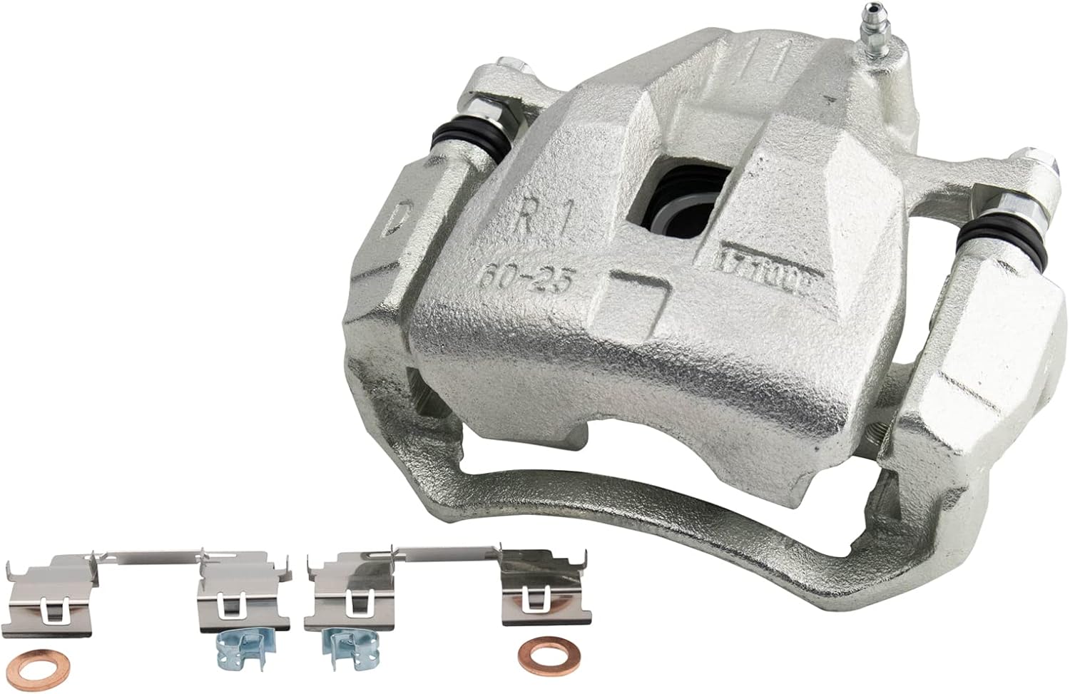 TRQ Front Brake Pad and Rotor Set Semi Metallic Rotors Calipers Compatible with 2005-2015 Toyota Tacoma