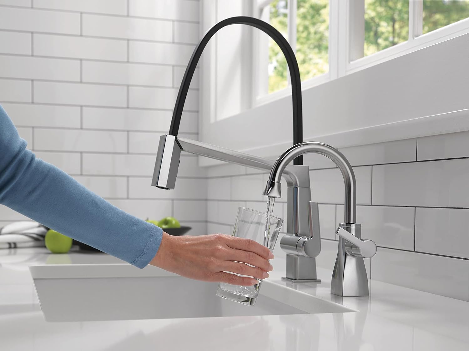 Contemporary Square Beverage Faucet