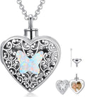 Dorunmo Personalized Heart Urn Locket Necklace for Ashes and Pictures 925 Sterling Silver Customized Locket Memorial Keepsake Cremation Jewelry for Ashes for Women Men Keep Someone Near to You