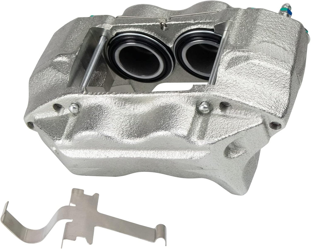 TRQ Performance Front Brake Pad and Rotor Set Ceramic Vented Coated Rotors Calipers Compatible with 2004 Toyota Tacoma