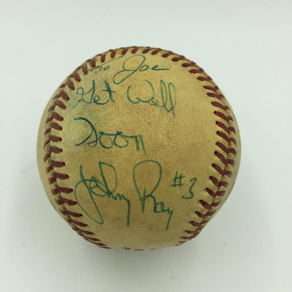 Johnny Ray Signed Actual Game Used Home Run Baseball From June 14, 1987 PSA DNA - MLB Game Used Baseballs