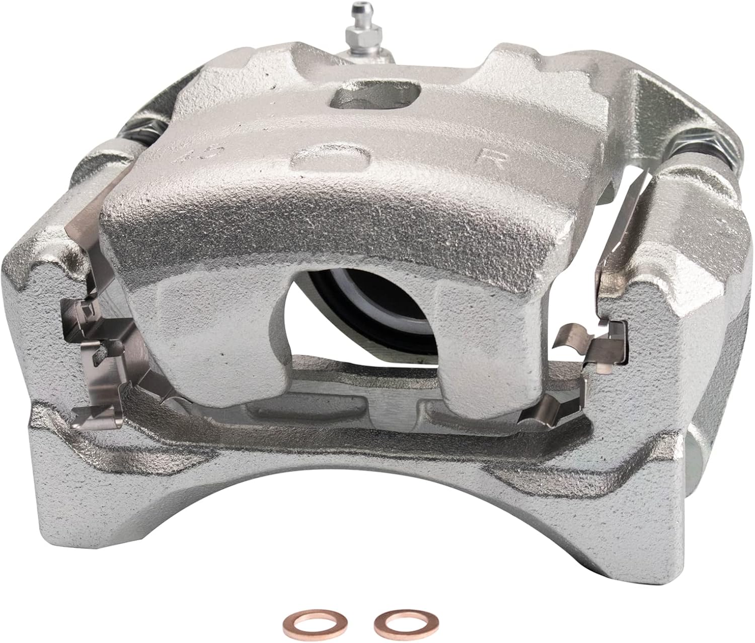 TRQ Performance Front Brake Pad and Rotor Set Ceramic Vented Coated Slotted Drilled Rotors Calipers Compatible with 2010-2013 Nissan Altima