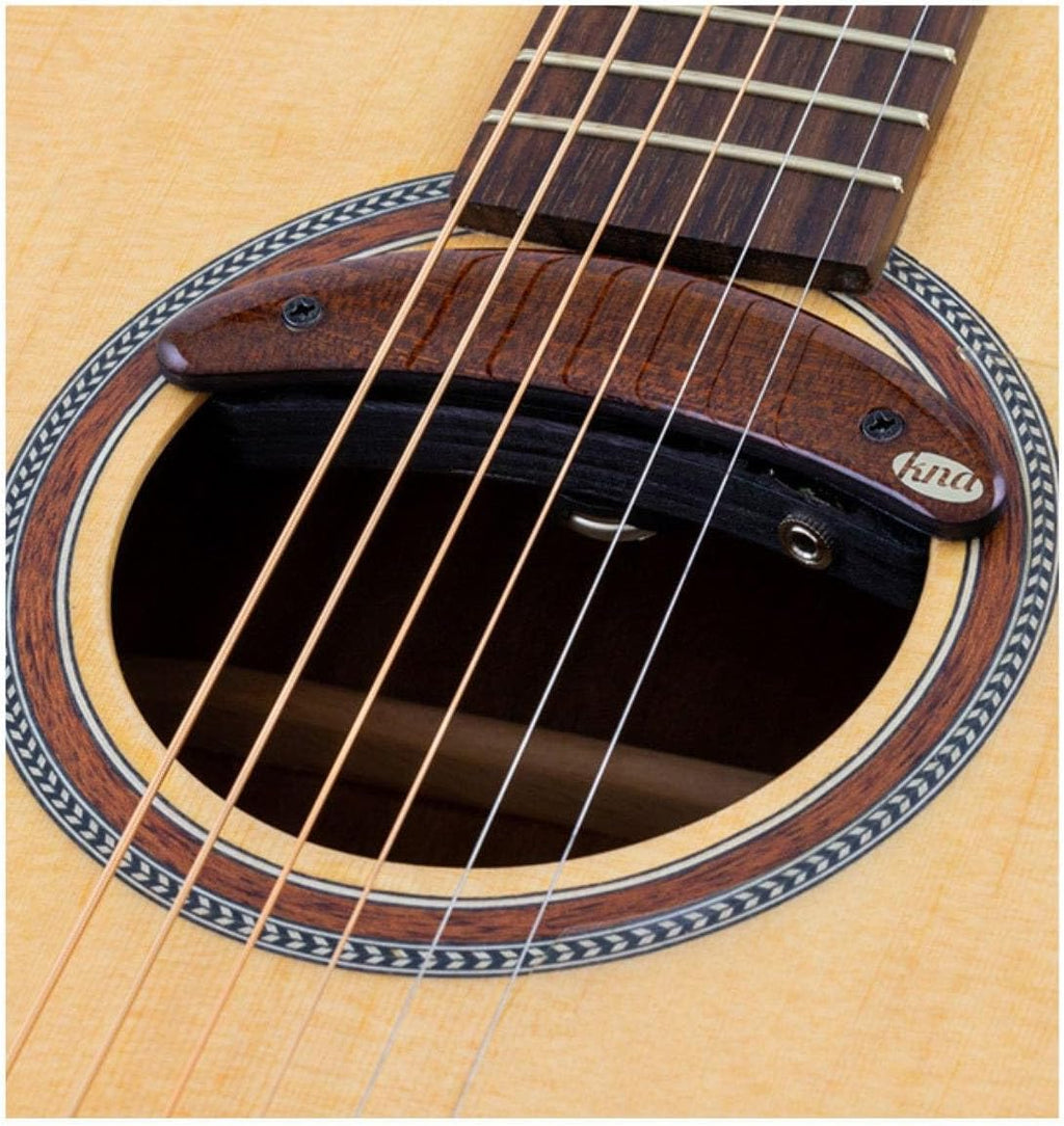 KNA HP-1A Active Humbucker Soundhole Pickup for Steel-String Acoustic Guitar – Warm Natural Tone, Noise-Free Performance, Built-In Preamp, Adjustable Volume, Easy No-Mod Installation