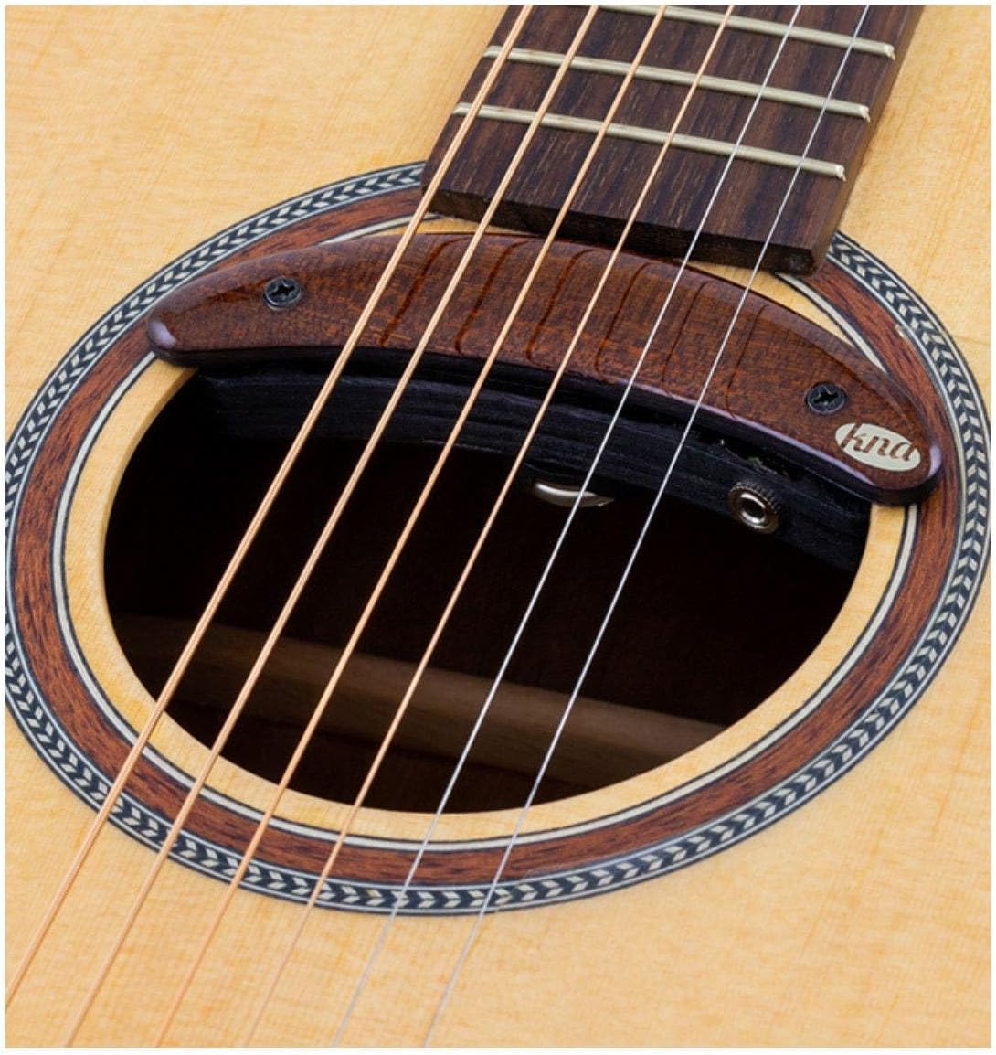 KNA HP-1A Active Humbucker Soundhole Pickup for Steel-String Acoustic Guitar – Warm Natural Tone, Noise-Free Performance, Built-In Preamp, Adjustable Volume, Easy No-Mod Installation