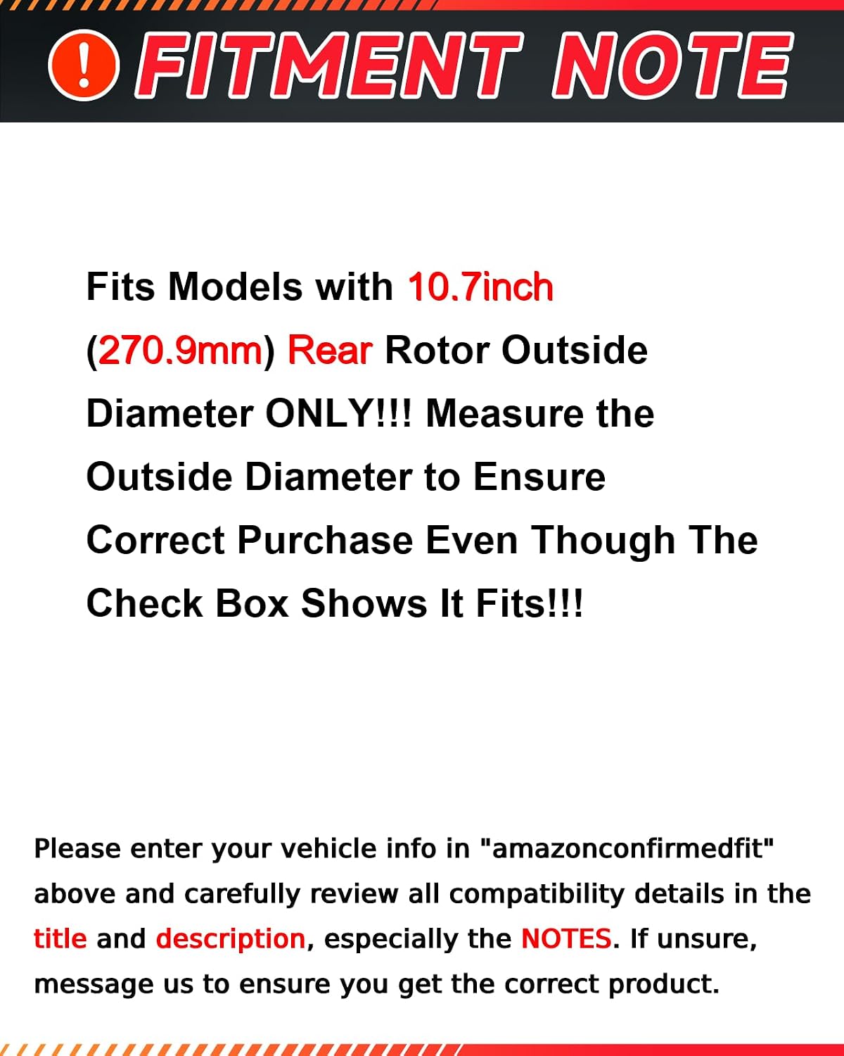 Brake Pads And Rotors Kit Compatible With 2012-2018 Ford Focus, Rear Automotive Replacement Brake Kits 54182 D1095-7874A Drilled And Slotted Rotors Geomet Ceramic Brake Pads 270.9mm(10.7in)