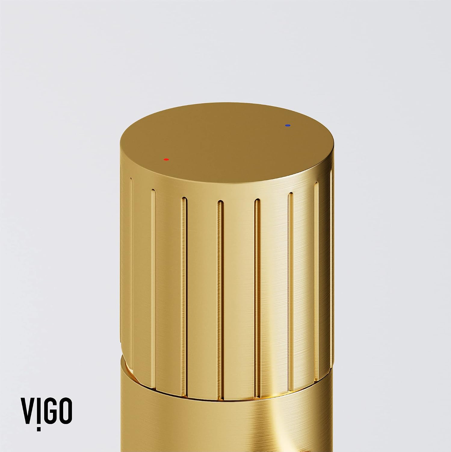 VIGO Ashford Single-Handle Single-Hole Mount Bathroom Sink Faucet, 8-Inch, Matte Brushed Gold, Modern Design, Solid Brass, 1.2 GPM WaterSense & Ceramic Disc Valve, Corrosion-Resistant
